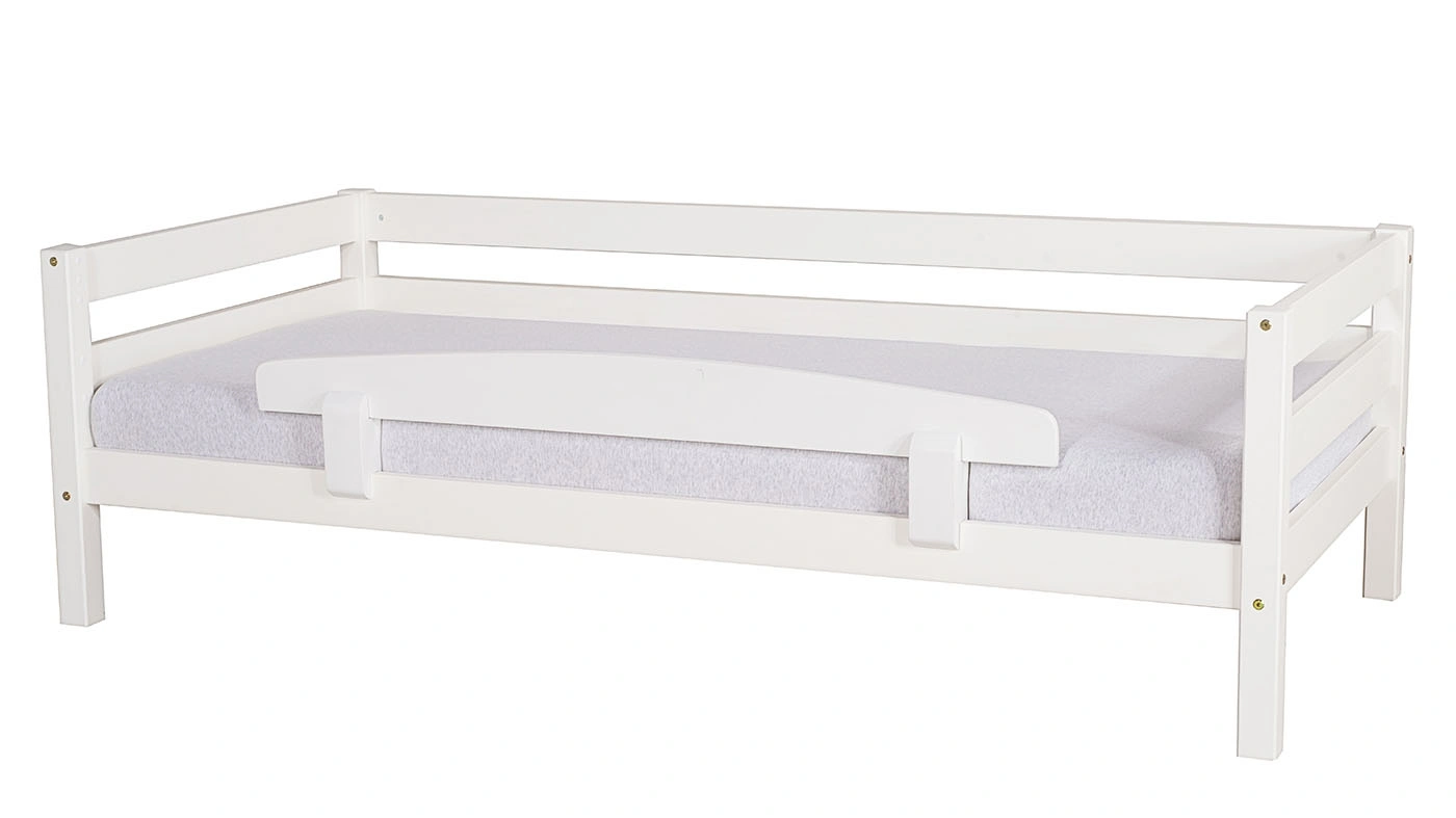 מיטת ילדים מיקה רוחב 80 ס"מ | עם מעקה אחורי